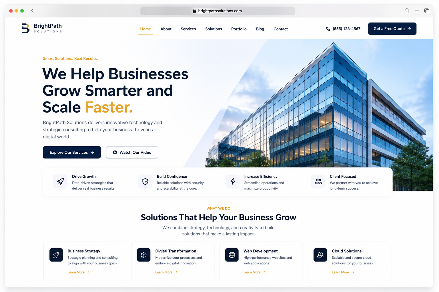 Business Website